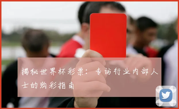 揭秘世界杯彩票：专访行业内部人士的购彩指南